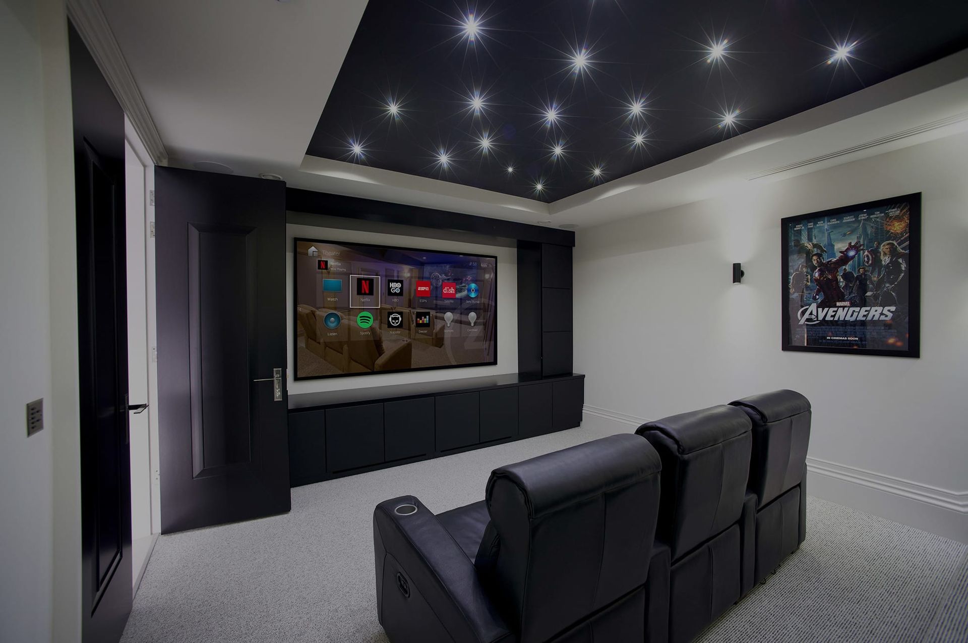 Dedicated home cinema by ElectroHub
