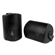 [ES-500-AW-6-BLK] Episode All-Weather Series Surface Mount Speaker (Single), ES-500-AW-6-BLK