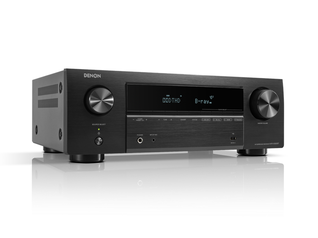 [AVR-X580BT] Denon AVR-X580BT 5.2-Channel 8K AV Receiver