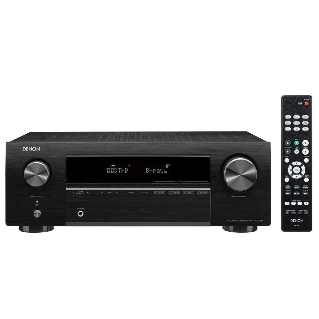 [AVR-X250BT] Denon AVR-X250BT 5.1-Channel 4K AV Receiver