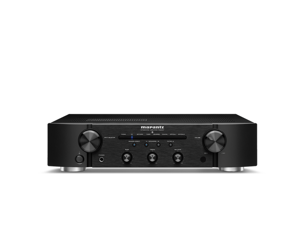 Marantz PM6007 Integrated Amplifier (Black/Silver-Gold)